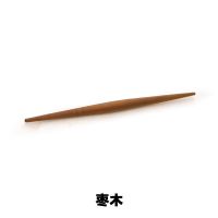 喜家德擀面杖水饺乌木红檀枣木擀面杖紫光檀木两头尖鱼肚实木|枣木35*1.9刻度浅红