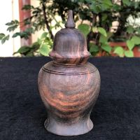 红木牙签筒 老挝大红酸枝木牙签盒 缅甸花梨木牙签罐收纳盒摆件|老挝大红酸枝将军帽款 单个