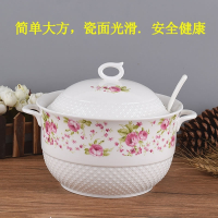 大号创意陶瓷调味罐瓶油罐油壶猪油罐辣椒红油汤盆汤锅家用盐罐