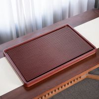 电木茶盘德国 家用实木胶木简约功夫紫砂茶台长方形胶木茶海茶具|德红料32支汉唐金边 60*40*5