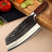 德国工艺大马士革纹菜刀锋利切片刀家用厨房刀具切肉刀|大马士革纹切片刀
