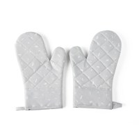 微波炉防烫手套2只隔热防热家用耐高温厨房烘焙烤箱专用手套布艺|灰色