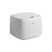 米桶家用能20斤装米桶防虫米缸面粉五谷杂粮收纳盒食品级米箱|灰白色