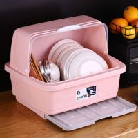 碗柜塑料厨房家用碗架沥水架带盖放碗箱装碗筷碟餐具收纳盒置物架