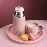 保温杯大容量瓶韩版ins学生带盖可喝水便携小简约可爱水杯保温杯