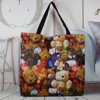 拉链超加大号加厚折叠便携防水旅行袋买菜购物袋外出手拎袋包|熊仔