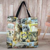 拉链超加大号加厚折叠便携防水旅行袋买菜购物袋外出手拎袋包|生活猫咪