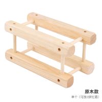 实木红酒架摆件欧式创意酒架子家用葡萄酒架红酒柜酒瓶展示架酒具|原木色-4根可放2瓶