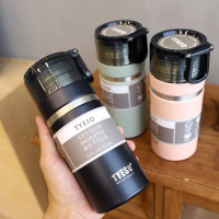 韩版大容量不锈钢保温杯便携简约户外运动水壶男女士学生个性水杯