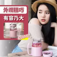 玻璃杯软妹水杯女学生韩版牛奶办公杯柠檬茶杯可爱少女心杯子