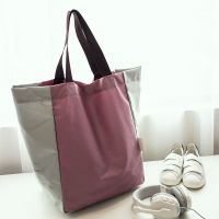 大容量可折叠便携购物袋超市购物包袋单肩女手提袋布袋买菜|新增藕粉