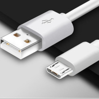 加长1米3m安卓手机通用vivo数据线2米oppo充电线红米快充2A数据线 2条装白色 0.25米