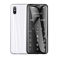 i8迷你手机卡片儿童学生戒网男女超小个性袖珍直板备用2019新款|移动[白]耳机版 送32G内存卡[含有音乐]