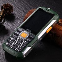 手机大屏新]老人超长待机电信学生女[两年换翻盖老年手机大音量|海尔M355L三防机非福寿款-绿