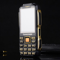 路虎军工手机老年机老人机电霸联通移动三防老人老年手机超长待机|黑色3.5寸TV版 标配