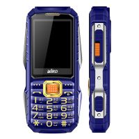 联通老年机超长待机音量移动军工三防老人机老年手机大字体大|蓝色 移动联通版