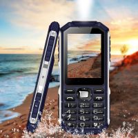 军工三防老人手机超薄手机老年女老人机大声学生待机大字电霸超长|Q6蓝色 带照相