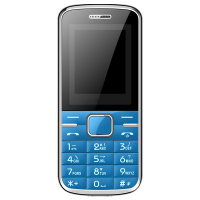 移动老人手机直板按键老年手机大字大声超长待机老人机女学生|蓝色 标准版(2.6寸屏)(双电池+皮套)