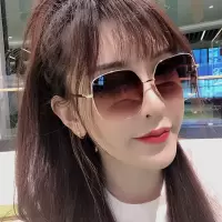 墨镜2019新款潮男网红眼镜开车专用太阳镜女圆脸大脸显瘦眼睛
