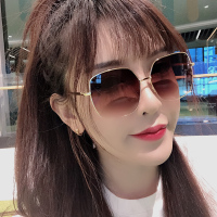 墨镜2020新款潮男网红眼镜开车专用太阳镜女圆脸大脸显瘦眼睛