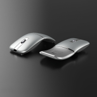 精亚可折叠无线蓝牙鼠标适用macbook超薄无声静音充电式苹果surface笔记本电脑办公ipad鼠标无限滑鼠蓝牙双模