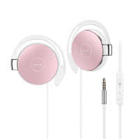 耳挂式耳机挂耳式有线带麦话筒头戴护耳式不入耳不伤耳手机版台式电脑耳麦可爱女生韩版适用华为索尼舒适无痛
