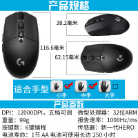 g304无线游戏鼠标电竞小手吃鸡cf宏luoji无延迟工包 g304