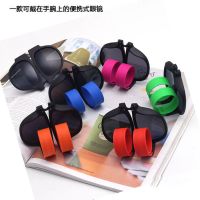 啪啪圈手环折叠创意太阳镜男女彩色腿运动时尚骑行啪啪镜手腕墨镜