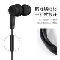 耳机入耳式vivooppo手机华为通用k歌有线手机耳塞重低音