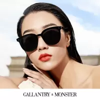 新加坡gm墨镜女防紫外线眼镜男网红同款韩版潮近视太阳镜2020新款