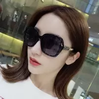 2020新款潮偏光墨镜女士圆脸大脸韩版时尚太阳镜防紫外线近视眼镜