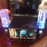 创意喷泉水舞电脑音响低音炮家用台式机超重低音手机无线蓝牙音箱