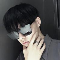 aspitide 自制新款墨镜男女 ins韩版潮人网红个性大框潮流太阳镜