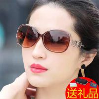 高清偏光太阳镜女开车网红墨镜新款时尚防紫外线太阳眼镜送眼镜盒