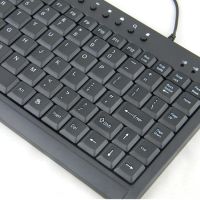 超轻薄静音笔记本代用多媒体usb小尺寸键盘ps2工控数控机房小键盘