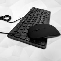 便携mini迷你笔记本小键盘鼠标套装usb接口有线工业 办公外设