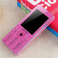 触屏手写老人手机大屏直板超长待机老年机大声大字老人学生备用机|玫红色 套餐二