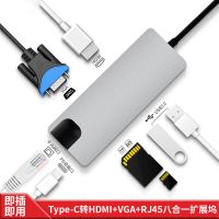 type-c扩展坞typec转hdmi/vga/usb/pd多功能转换器笔记本接口拓展