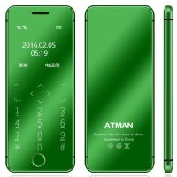 r9卡片手机迷你直板超薄戒网学生机非智能通话录音备用小手机|绿色[触控按键]电信专用 256M[质保一年15天包退换]