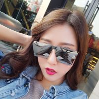 网红同款太阳镜男开车驾驶眼镜大框瘦脸女太阳镜复古方形反光墨镜