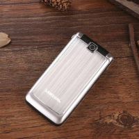 移动电信翻盖老人机大声大字按键电信老人手机老年机备用手机|电信版银色 手机+1个电池+充电器+耳机