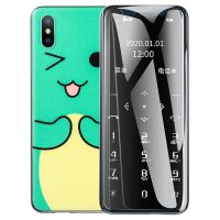 恐龙蛋kood可爱卡通学生儿童手机迷你超薄袖珍卡片按键直板戒网|移动版[绿色]耳机版 配送32G内存卡[含200首音乐]