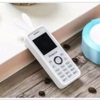 迷你手机学生机儿童手机直板移动4g手机水晶按键小手机带挂绳皮套|白色