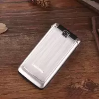 f669翻盖电信老人机电信手机老人手机大声大字按键备用手机|电信版银色 裸机(没有充电器+没有电池)