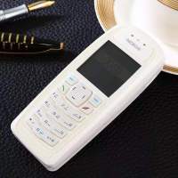 3无摄像头学生备用工厂老人经典怀旧老款直板彩屏小手机|白色(二个电池一个充电器) 3移动版