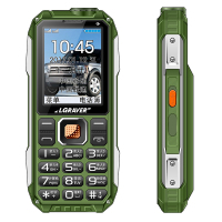 移动电信联通直板三防老人手机超长待机大声老年手机新路虎 k968|军绿丨电信版丨