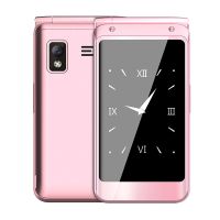 f9翻盖手机移动电信版联通4g通老人手机超长待机老年手机|玫瑰金(通4G版) 套餐二