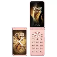 t9翻盖手机老人手机女款老年机4g通老年联通电信大屏手机|玫瑰金[4G通]质保 手机+电池+充电器+8G内存卡