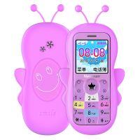 4g通迷你可爱儿童卡通小手机双卡备用功能手机移动联通电信版|紫色【送挂绳手机套物联卡】 旗舰版【4G通wifi上网】