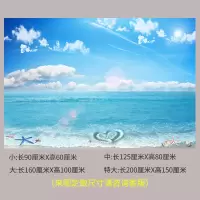 墙纸自粘3d客厅装饰画墙贴壁画风景画贴纸海景壁纸沙发电视背景墙|CS-0872 大号:长160CMX高100CM